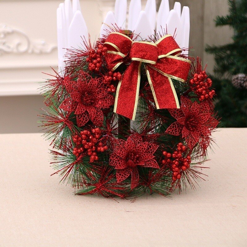Christmas ball ornament garland, view 10 - MRSLM