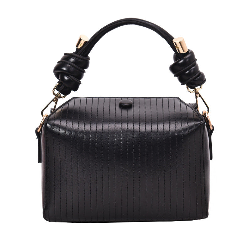 small PU box handbag for women, view 3 - MRSLM