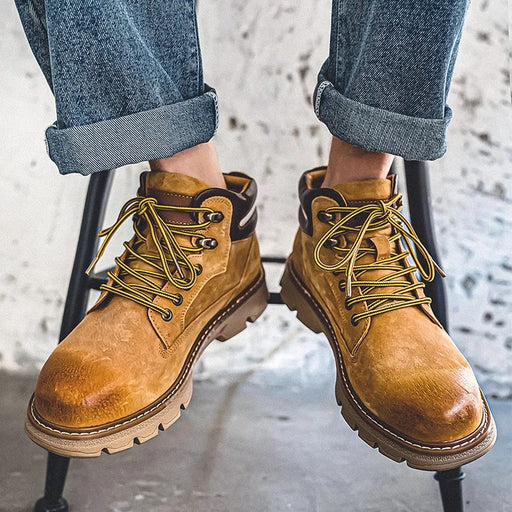 men's tooling suede ankle boots - MRSLM