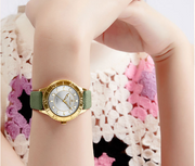 women's small dial stainless steel quartz watch, view 3 - MRSLM