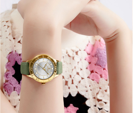 women's small dial stainless steel quartz watch, view 3 - MRSLM