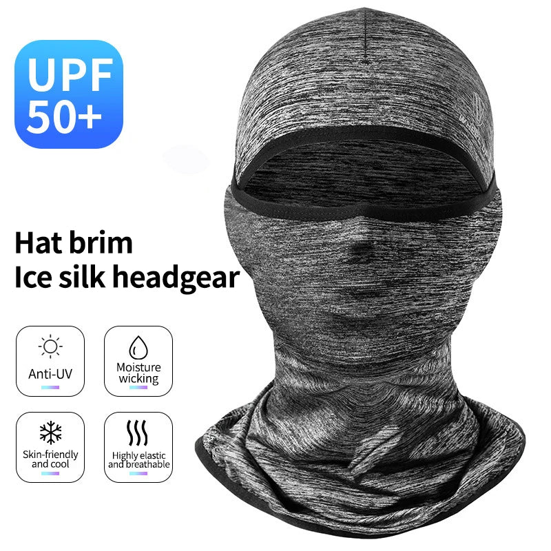 ice silk sun hood hat, view 8 - MRSLM