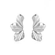 geometric stud earrings, view 2 - MRSLM