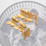 butterfly stud earrings, view 5 - MRSLM