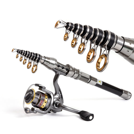 Telescopic carbon fiber fishing rod - MRSLM