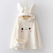 women's cotton hooded sweater, view 4 - MRSLM