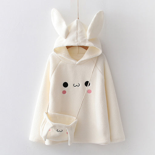 women's cotton hooded sweater, view 4 - MRSLM