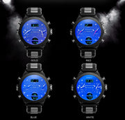 Men's 3 time zone watch, view 4 - MRSLM