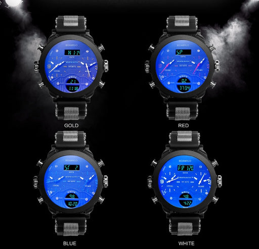 Men's 3 time zone watch, view 4 - MRSLM