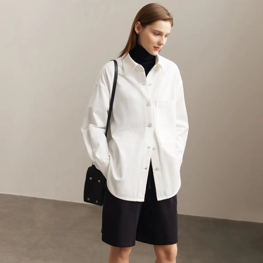 minimalist jean jacket, view 3 - MRSLM