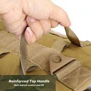 adjustable dog tactical harness vest, view 4 - MRSLM