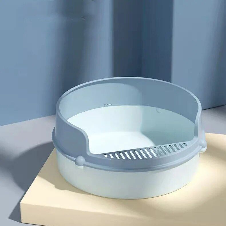 semi-closed cat litter box, view 2 - MRSLM
