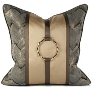 copper ring jacquard cushion cover, view 6 - MRSLM