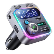 bluetooth 5.3 car fm transmitter with fast charging - MRSLM
