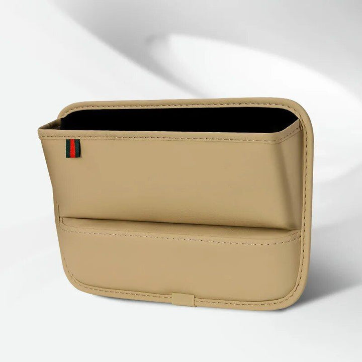 Universal PU Leather Car Seat Gap Storage with Cup Holder
