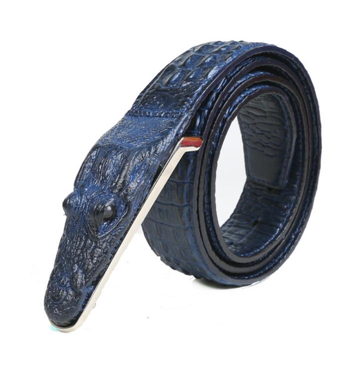 men's leather belt in multiple colors, view 5 - MRSLM
