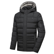 men's fleece-lined hooded coat, view 7 - MRSLM