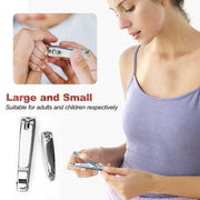 stainless steel nail clipper set, view 5 - MRSLM