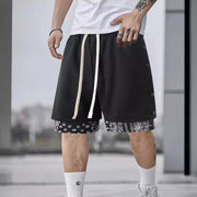 men's drawstring cropped pants, view 2 - MRSLM