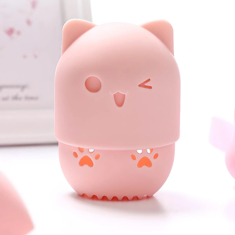 silicone cosmetic blender sponge holder, view 12 - MRSLM