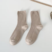 Retro solid color cotton socks, view 12 - MRSLM