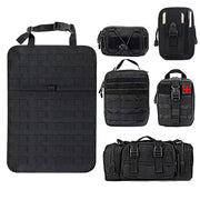 car seat organizer with Molle pouches, view 4 - MRSLM
