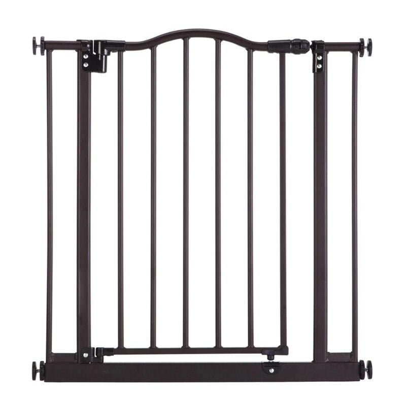 matte bronze arch pet gate, view 2 - MRSLM