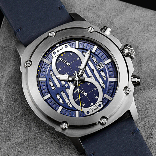 business casual stainless steel quartz watch - MRSLM