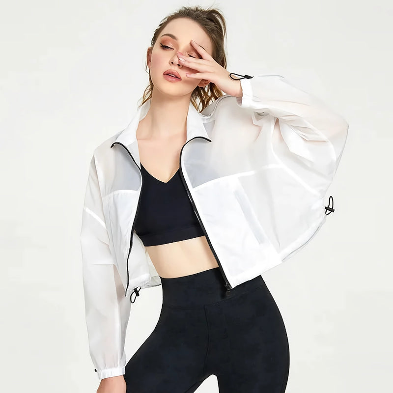women's lightweight quick-dry sport jacket, view 7 - MRSLM