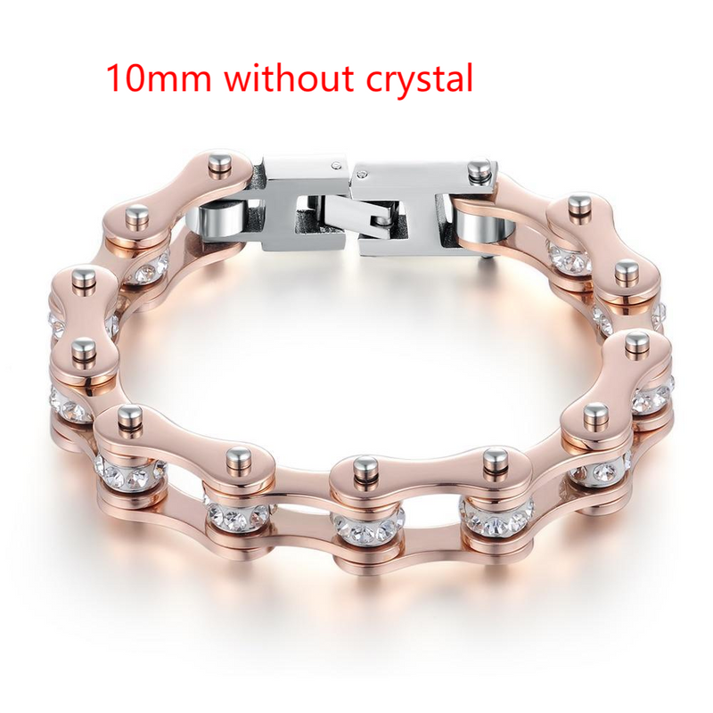 men's titanium steel bicycle chain bracelet, view 11 - MRSLM