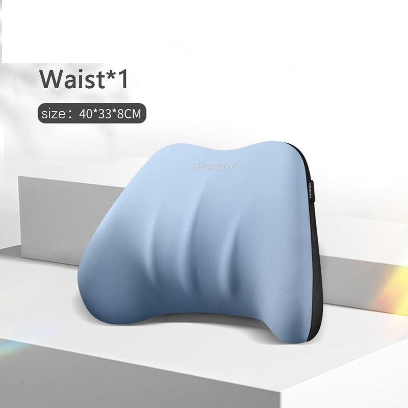 memory foam car seat pillow, view 4 - MRSLM