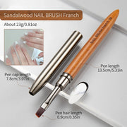 reusable nail liner brush, view 8 - MRSLM