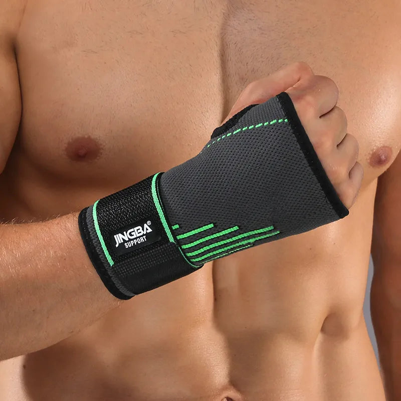 weightlifting wrist straps and hand wraps, view 5 - MRSLM