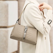 genuine leather messenger crossbody bag - MRSLM
