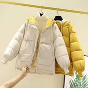 Women's short padded winter jacket, view 5 - MRSLM