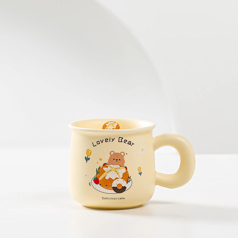 cute bear ceramic mug, view 5 - MRSLM