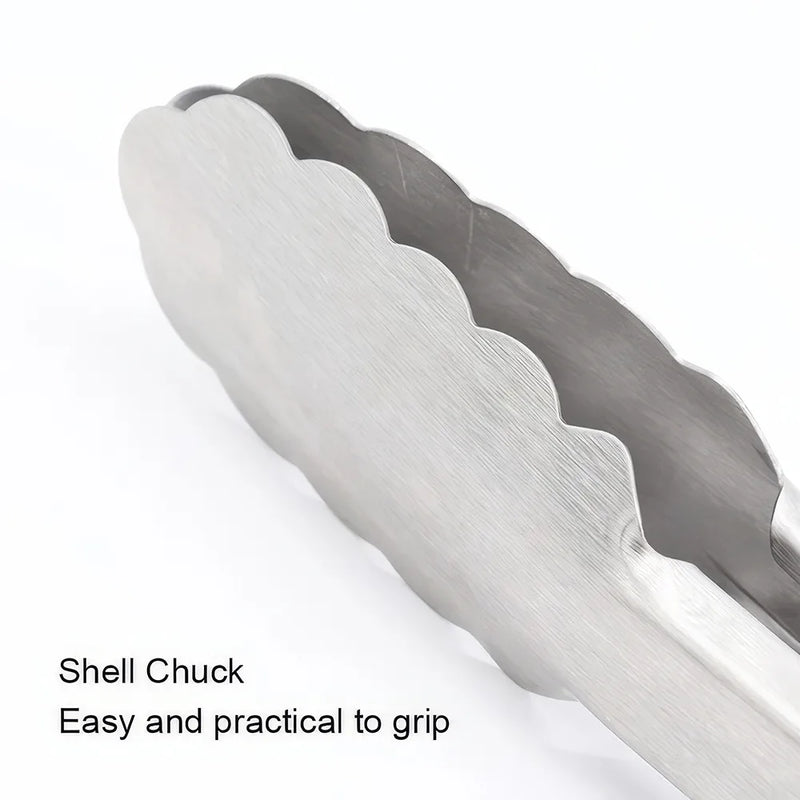 stainless steel BBQ tongs, view 8 - MRSLM