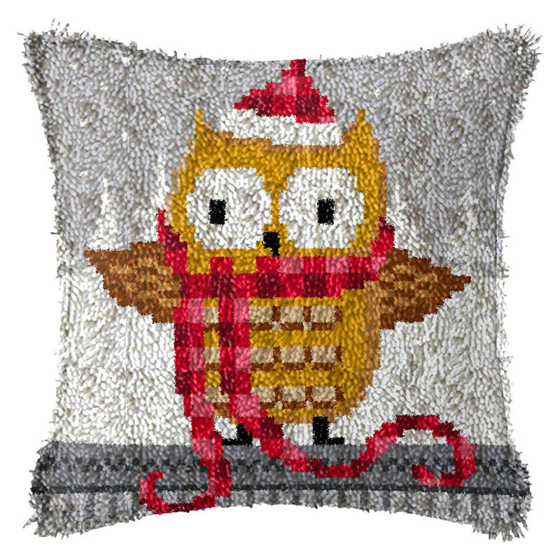 diy christmas embroidered cushion kit, view 15 - MRSLM