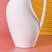 White ceramic countertop vase, view 6 - MRSLM