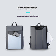 men's casual travel backpack, view 3 - MRSLM