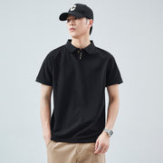 men's loose lapel polo shirt, view 7 - MRSLM