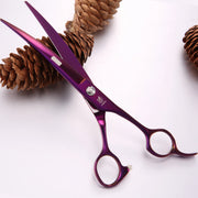 curved pet grooming scissors, view 4 - MRSLM