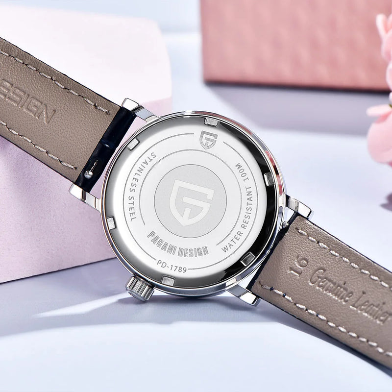sapphire glass quartz wristwatch, view 8 - MRSLM