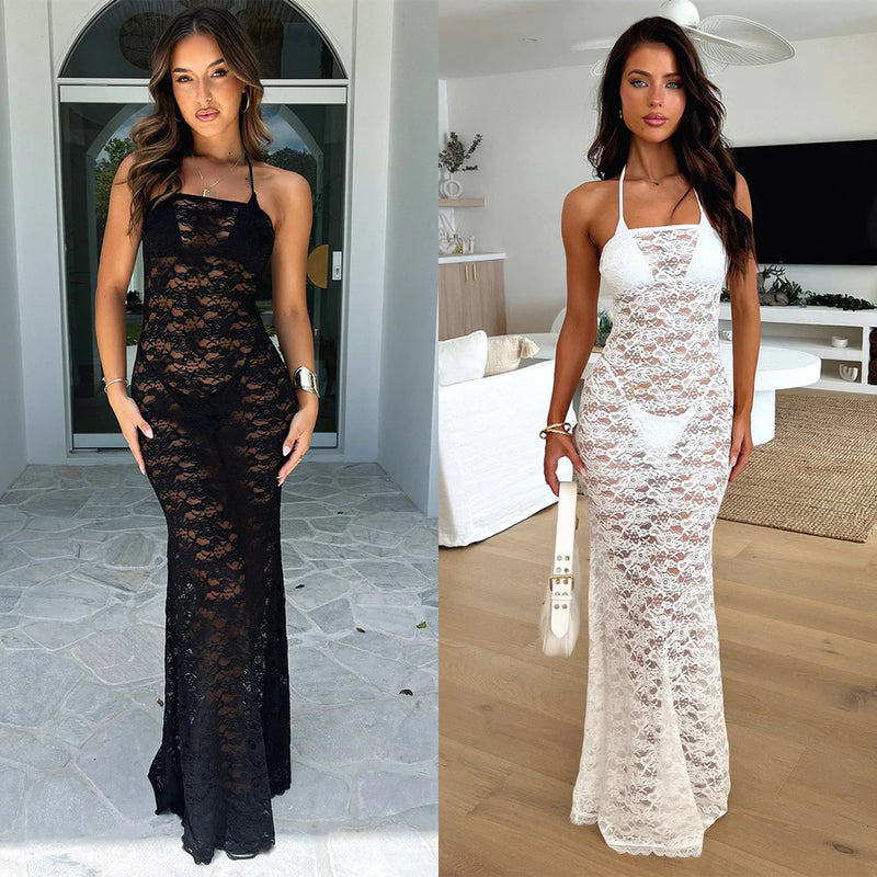 lace tube top dress - MRSLM