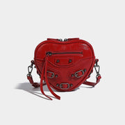 heart small tote handbag, view 3 - MRSLM