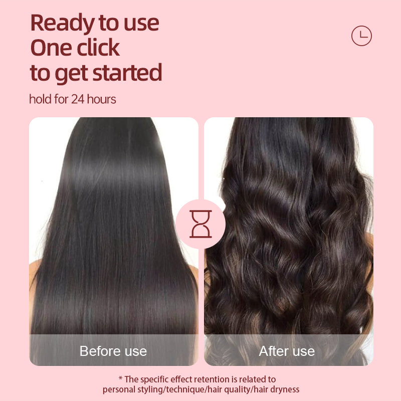 2-in-1 automatic hair curler and straightener, view 4 - MRSLM