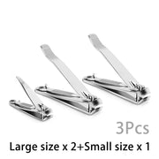 stainless steel nail clipper set, view 4 - MRSLM