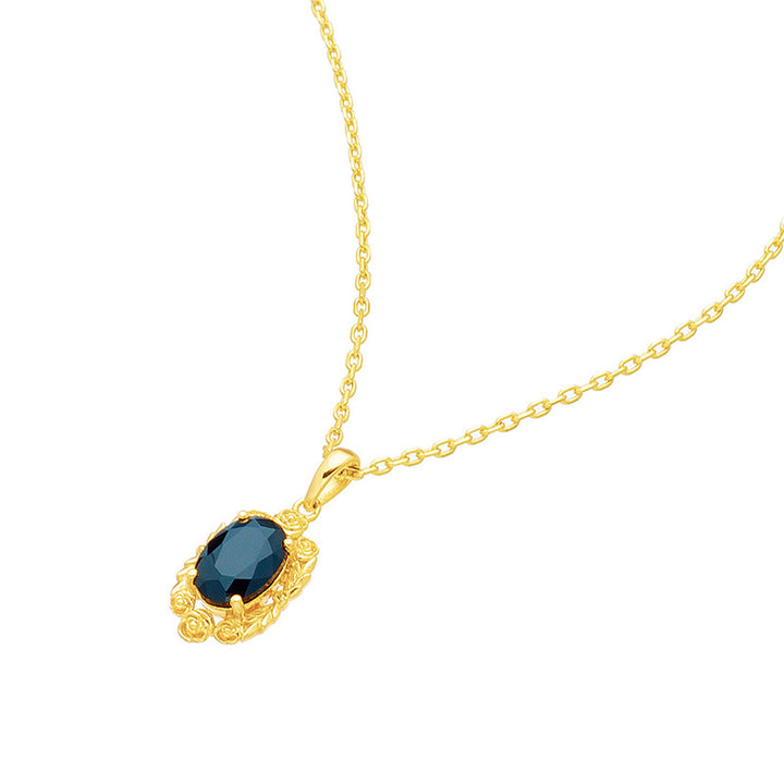 Retro Light Silver Plated Necklace