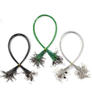 anti-bite fishing leader steel wire with swivel, view 5 - MRSLM