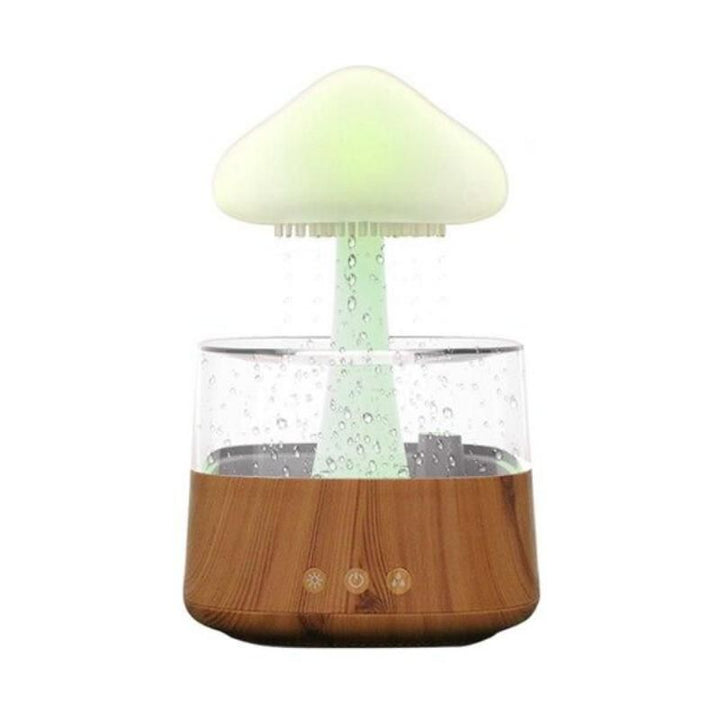 Colorful Mushroom Rain Cloud Air Humidifier and Night Light with Aromatherapy